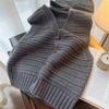 Chaleco Tejido Retro con Botones de Cuerno para Mujer Primavera y Otoño Nuevo Holgado Ropa Exterior Chaleco Suéter sin Mangas Waistoutwear Chaqueta Cardigan