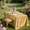 Amazon Transfronteiriça Outdoor Hotel Casamento Banquete Casamento Toalha de Mesa Quadrada de Cetim Toalha de Mesa Redonda Toalha de Mesa de Festa