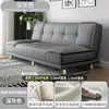 Sofá para sala de estar, apartamento pequeño, modelo nuevo 2024, dormitorio de apartamento, propiedad de alquiler, sofá cama de cuero pequeño plegable de madera maciza de doble propósito