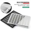 Gabinete de Aleación de Aluminio Zapatero de Malla Transpirable Cubierta Decorativa Transpirable Malla de Rejilla Cuadrada Agujero de Refrigeración Conducto de Ventilación de Aire