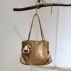 Bolsa Tote Moda Estilo Coreano 2026 Outono Nova Chegada Cor Sólida Feminina de Ombro Único Grande Capacidade Textura Bolsa de Ombro para o Trabalho