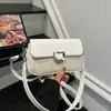 Moda Transfronteiriça Estilo de Luxo 2026 Novo Modelo Simples Casual Versátil Bolsa de Ombro Tendência Casual Transversal Pequena Quadrada