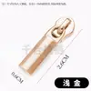 Nº del Fabricante. 5 tiradores de cremallera metálicos lisos, No. 3 tiradores de cremallera planos de nailon engrosados para bolsos y equipaje