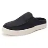 Zapatos de lona sin cordones para hombre de verano transfronterizos, mocasines simples de color liso sin cordones, zapatos casuales de tela transpirables