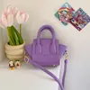 Bolsa nova para meninas transfronteiriça mini bolsa de mão moda bolsa de moedas de cor sólida para meninas bolsa de ombro da moda para meninas