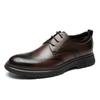 Zapatos de Hombre Cartelo Cocodrilo Hombres Casual de Negocios Formales de Cuero Banquete Viaje Diario Brogues Aumentadores de Altura