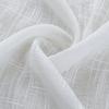 Cortinas Modernas Simples de Fio de Linho com Textura de Bambu, Cor Sólida para Sala de Estar, Quarto, Varanda, Telas de Janela para Exportação em Estoque