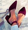 Verano 2018 Comercio Exterior Moda Sandalias de tacón grueso para mujer Nuevas talla grande 40-43
