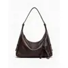 Bolso bandolera para mujer, un regalo perfecto, un bolso tote pequeño para uso diario, un bolso de gran capacidad para ir al trabajo, un bolso de cuero genuino para otoño e invierno