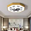Lámpara de techo de chismes congénita cinco elementos sala de artes marciales medicina tradicional china led lámpara de sala de estar estudio feng shui tienda ceremonia del té lámpara Zen china