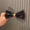 Accesorios para el cabello de Halloween para niños, horquilla con lazo negro de calabaza, lindos accesorios para la cabeza europeos y americanos divertidos para niñas que combinan con todo.