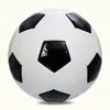 Fútbol cosido a máquina de PVC al por mayor No. 4 No. 5 Balón de Fútbol Blanco y Negro Se Puede Imprimir con Logo Escuela Secundaria Competencia Juvenil Fútbol de Entrenamiento