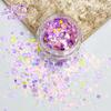 Comércio Exterior Transfronteiriço Nail Art Decoração de Unhas Pó Glitter Popular Lantejoulas de Formato Especial Gradiente Misto DIY Feito à Mão Cola de Cânhamo