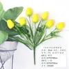 Temu Venda Quente Transfronteiriça Flores Artificiais Buquê de 7 Cabeças Buquê de Tulipa Bart Decoração de Mesa de Centro para Sala de Estar Dropshipping