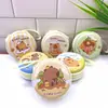 Porta-moedas Capivara Lata Redondo Carteira de Armazenamento Estudante Jardim de Infância Pequeno Presente Mini Armazenamento Criativo
