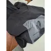 DestacadoYuran 26 Nueva Colección de Principios de Otoño: Camiseta de manga corta extragrande de lino y algodón lavada con enzimas de aire con estampado de banda de rock