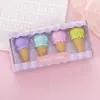 Conjunto de Borrachas Desenho para Aluno do Ensino Fundamental Papelaria Fofa Simulação Prêmio Pequeno para Jardim de Infância Borracha de Sobremesa Presente Atacado