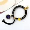 Pulsera Thangka Estilo Tíbet con Cinco Deidades de la Riqueza, Pulsera Tejida a Mano con Tara Verde y Cinco Santos, Pulsera Caja Gahu