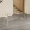 Banco Largo de Acrílico, Silla de Comedor Flotante, Banco para Cambiarse los Zapatos, Banco Largo para Entrada, Entrada de Casa, Dormitorio, Banco al Pie de la Cama, Banco Largo