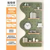 Estante de Almacenamiento de Pared con Tablero Perforado, Estante Decorativo de Pared de Tabla de Madera Maciza, Almacenamiento con Divisiones, Montado en Pared para Uso Doméstico