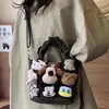Bolsa de Crowdsourcing Avançada Sense para Multidões Pequenas Feminina Outono e Inverno 2024 Nova Moda Bolsa Transversal para Dor Bolsa Balde Portátil de Desenho Animado Fofo
