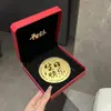 Moneda de Oro 50mg Oro Puro 999 Oro Éxito en Examen Mamá Te Amo Feliz Cumpleaños Día de San Valentín 520 Regalo