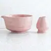 Tigela de Matcha, Batedor de Chá Japonês, Tigela de Matcha com 100 Hastes, Suporte de Batedor de Chá de Cerâmica, Mixer, Pincel de Matcha de Bambu Japonês, Conjunto de Batedores de Chá