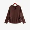 Top de punto adelgazante para tallas grandes que ciñe la cintura Estilo Invierno 2026 Talla Grande Estilo Suave Prenda Interior para el Trabajo Capa Base Top para Mujeres 25331