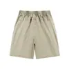 Shorts de Mezclilla Transfronterizos de Pierna Recta, Cintura Elástica, Corte Holgado, Diseño Estampado de Moda, Shorts de Mezclilla de Pierna Recta Tendencia, Admite Letras Personalizadas