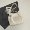 2025 Novo Laço Casual Grande Capacidade Fashionável Estilo Coreano Textura Suave Elegante Bolsa Tote de Ombro Feminina