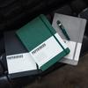 Caderno A5 Transfronteiriço Personalizado Matriz de Pontos Bloco de Notas para Escritório de Negócios Elástico Livro de Registro Logotipo Simples Imprimível