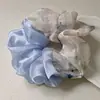 Nuevo Scrunchie de Color Sólido Degradado Chino Patchwork Forma de Intestino Grande Cuerda para el Cabello Retró Elegante Temperamento Sujetador de Cola de Caballo Nuevo Accesorio para el Cabello Primavera Verano