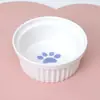 Tigela Dupla Cerâmica para Gatos, Tigela de Água com Proteção de Pescoço, Boca Inclinada Elevada, Tigela de Comida para Gatos, Tigela de Água, Tigela para Pets, Acessórios para Pets