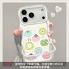 Design de Flor de Tomate Adequado para Capa de Celular Apple 17 Pro Max iPhone 15 Fofo 14 Suporte 16 Estilo Fresco de Verão