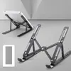 Suporte Dobrável e Ajustável em Altura para Laptop, Suporte de Resfriamento para Desktop para Notebook e Monitor