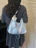 Bolsa de Ombro para Estudante Universitária 2025 Novo Modelo de Alta Qualidade para o Dia a Dia Grande Capacidade Versátil Coreana Bolsa Transversal