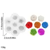 Vela de Aromaterapia Flor de Silicona Molde de Chocolate Flor de Rosa 3D Peonía DIY Aromaterapia para Coche