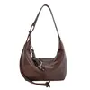 2026 Bolso Tote Versátil de Moda Retro de Nicho Ins para Viajes al Trabajo de Gran Capacidad de Hombro Único Cruzado