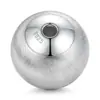 Cuentas espaciadoras de ojo de gato cepillado de plata pura 925 para enhebrado DIY, pulseras de cordón trenzado, collares y accesorios de joyería, cuentas de la fortuna brillantes