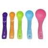 Frete Grátis Venda Direta da Fábrica Conjunto Colorido de Colheres Medidoras de Plástico DIY com Escala Copo Medidor Colher Medidora para Café Leite Chá para Assar