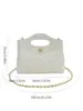 Bolso de Mano con Cadena Estilo Chanel Bolso Cuadrado Pequeño para Mujer 2026 Modelo Nuevo de Primavera de Gama Alta Elegante Versátil Bolso de Hombro Cruzado