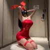 Lingerie sexy puramente sedutora, camisola de renda com decote profundo, atraente, push-up, transparente, camisola de dormir uniforme fácil de remover