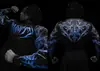 Breathedivinity Marca de Moda Americana Estilo Oscuro Camiseta de Manga Larga para Hombre Top Elástico para Deporte y Fitness