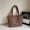 Estilo Ins Coreano Japonés Versión Coreana Harajuku Pana Bolso Grande Lona Bolso de Hombro para Mujer Estudiante Gran Capacidad