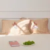 Funda de almohada de algodón puro, Par de algodón, Funda de almohada de gasa de dibujos animados, Antideslizante, Anticaída, Funda de almohada para el hogar, Paquete individual
