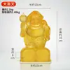 Estátua do Deus da Riqueza Mahakala da Vila de Xizang Vidro Antigo Mahakala Artesanato Presente Chinês Estátua Ornamento do Deus da Riqueza