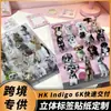 Pegatinas 3D personalizadas, etiquetas autoadhesivas, pegatinas transparentes de pie, impresión de pegatinas autoadhesivas 3D de lindos gatos y perros mascotas