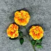 Flores Artificiais Laranja para Casamento, Flores de Seda, Flores Artificiais Guia de Estrada para Auditório, Orquídeas Borboleta Decorativas, Flores Artificiais, Flores Artificiais Laranja