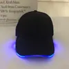 Ins Festival de Música Electrónica Sombrero Brillante Equipo para Fiesta Fibra Óptica Luz LED Gorra de Béisbol Sombrero para Actuación en Bar Gorra de Béisbol Moderna para Hombre