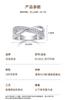 Anillo de Plata S925 de Temperamento Simple Nuevo Anillo de Moissanita de Nicho Transfronterizo Venta en Vivo de tikto Productos de Alta Calidad